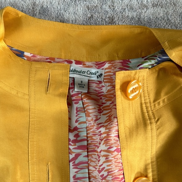 Coldwater creek silk jacket - Picture 2 of 7